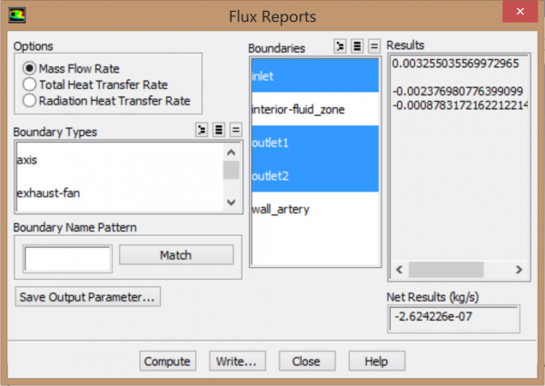 flux reports (Blood Flow)